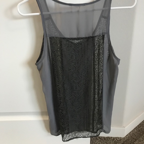 Grey Sheer Tank - Picture 2 of 2